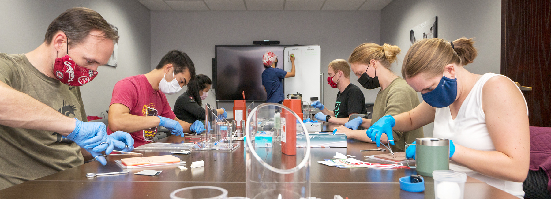 Students working in Skills Lab