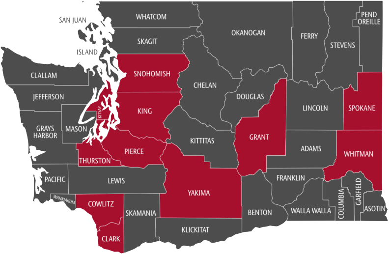 Washington State Map