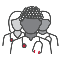 illustration of 3 doctors