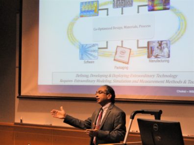 Gaurang Choksi delivering the 2019 MME Jack T. Kimbrell Distinguished lecture