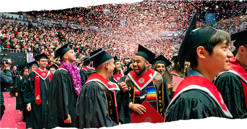 A WSU graduate celebration.