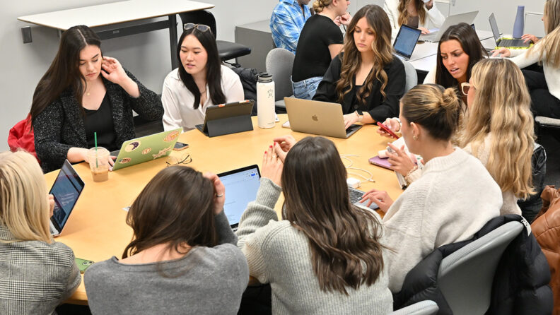 Group of women at a table