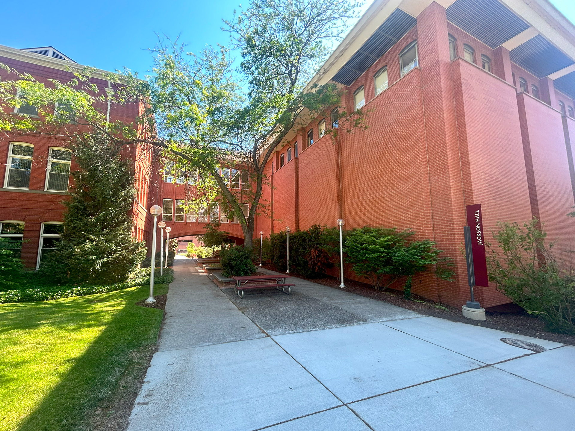 Jackson Hall side entrance