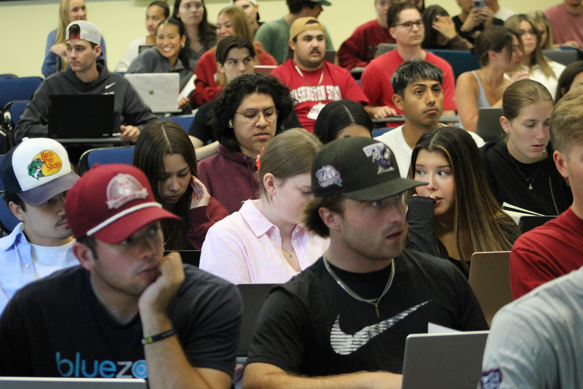 Students in a classroom