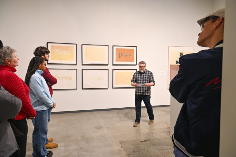 Community Perspectives Tour with Kevin Haas program in the museum galleries