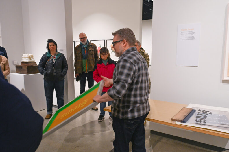 Community Perspectives Tour with Kevin Haas program in the museum galleries