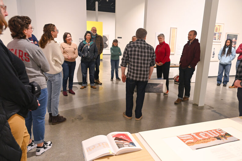 Community Perspectives Tour with Kevin Haas program in the museum galleries