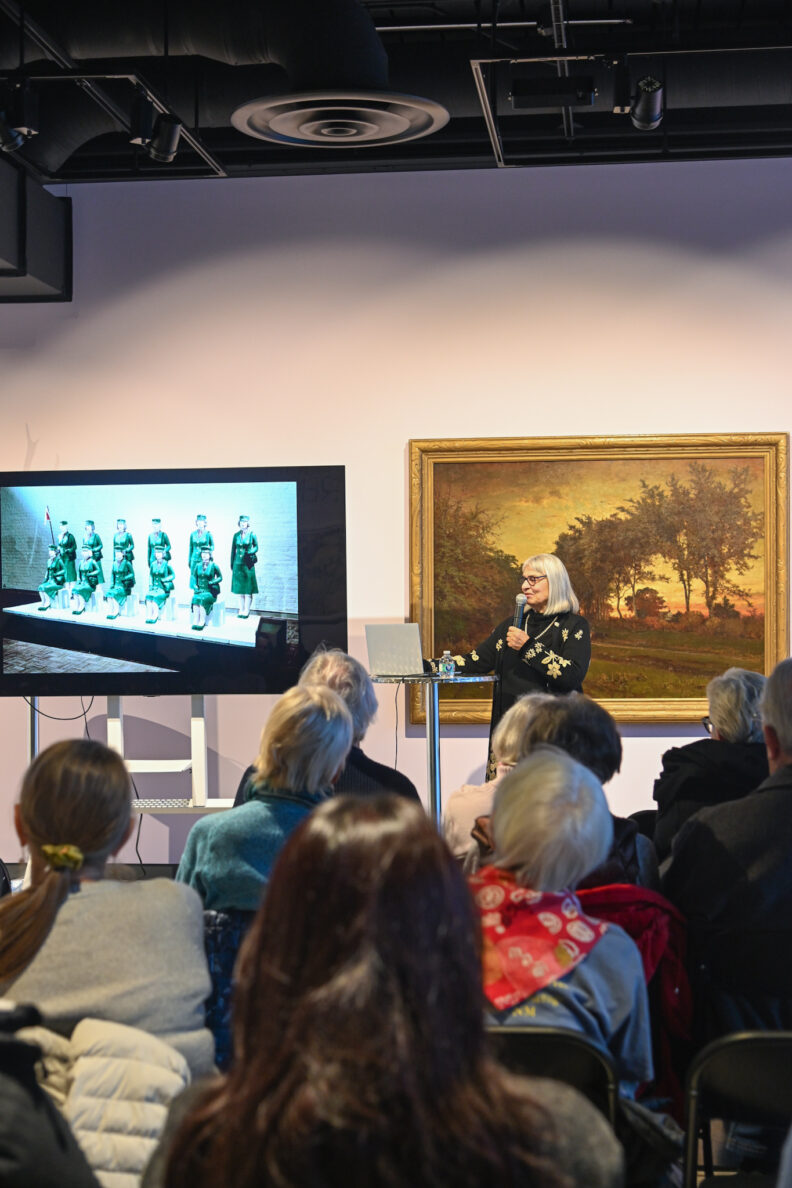 Image of Marilyn Lysohir’s artist talk in the Pavilion Gallery