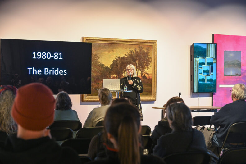 Image of Marilyn Lysohir’s artist talk in the Pavilion Gallery