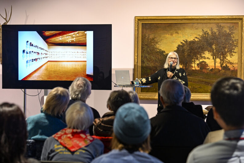 Image of Marilyn Lysohir’s artist talk in the Pavilion Gallery