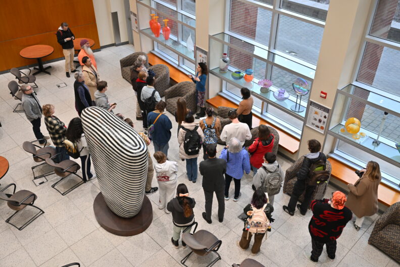 Image of people enjoying the Glass Tour with Dr. Hallie Meredith on 01/16/25
