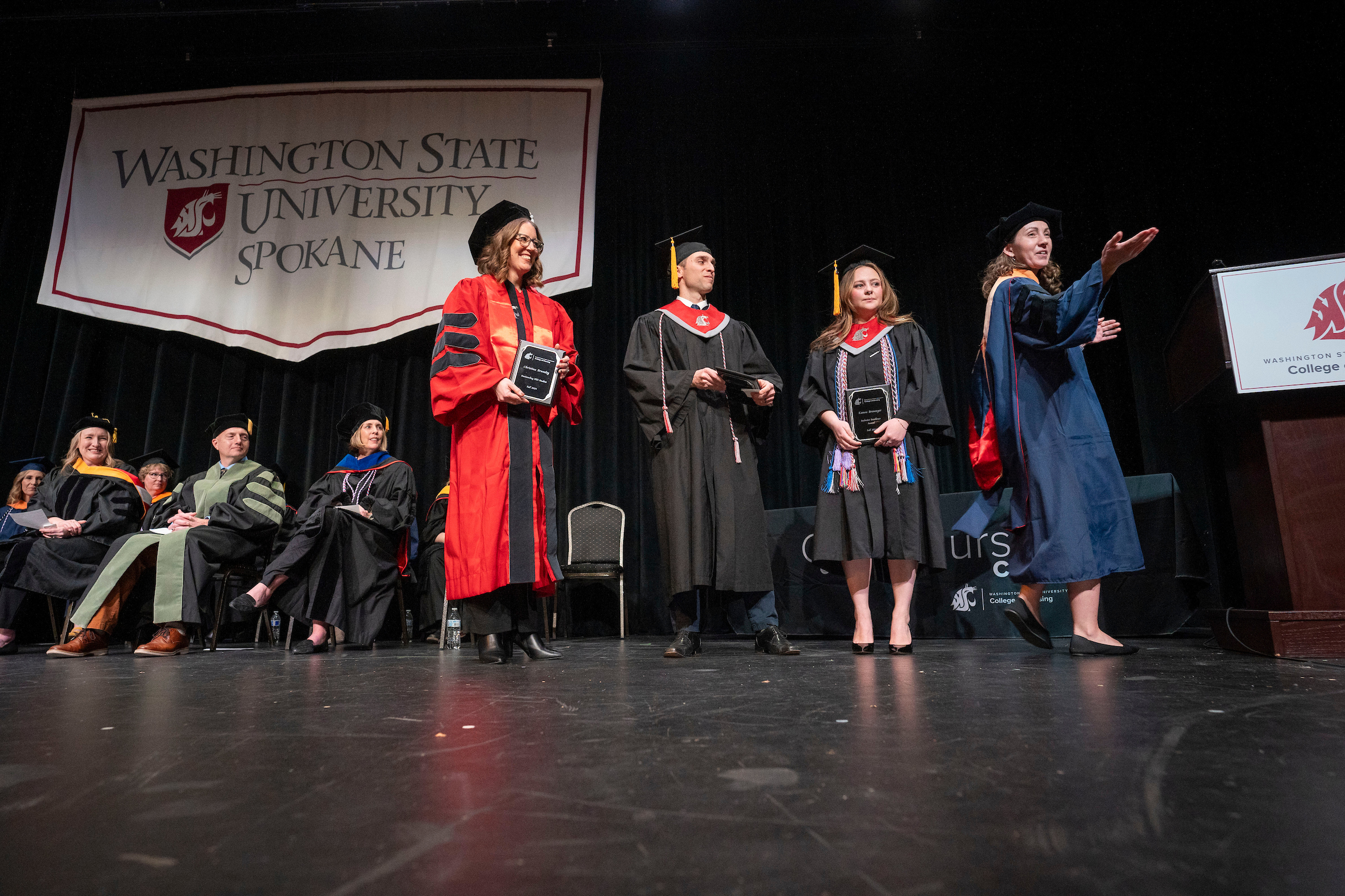 Christina Brumley, Jeffrey Rintamaki,  Kanoa Braunger, and Cindy Brigham-Althoff.