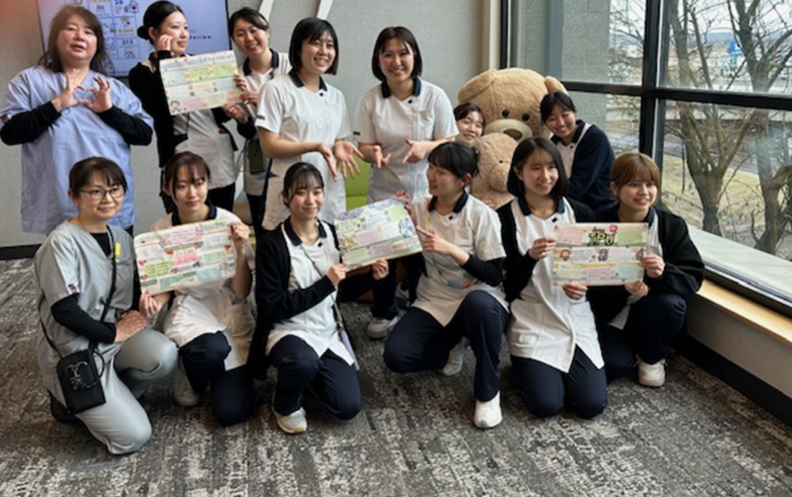 Iwate nursing students visit the Ronald McDonald House in Spokane, WA.