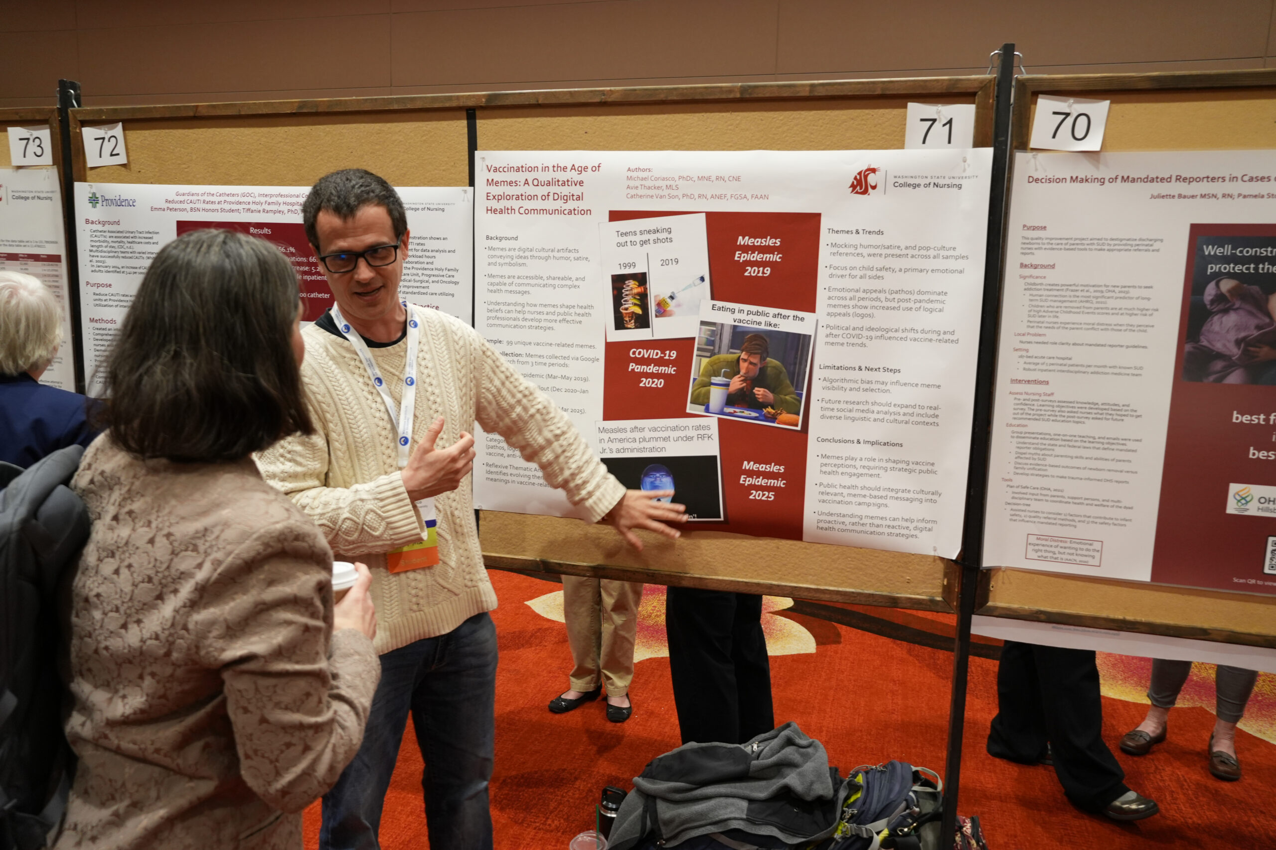 Michael Coriasco, PhDc, MNE, RN, CNE at WIN 2025.