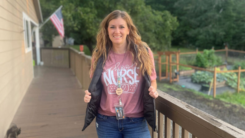 School nurse Nikki Bettis