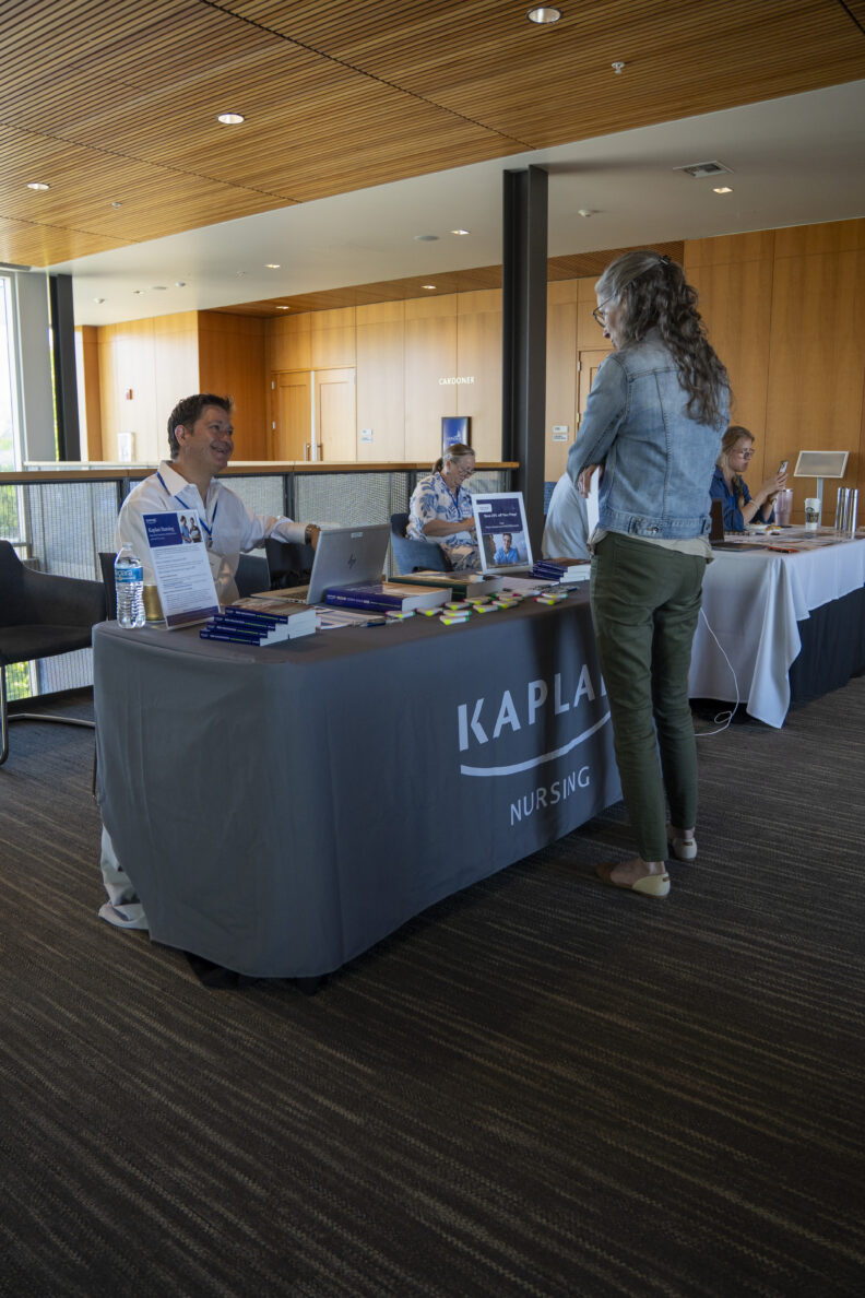 Kaplan Nursing sponsoring vendor at the Inland Northwest Nurse Educator Conference in Spokane, WA. June 8-9, 2025.