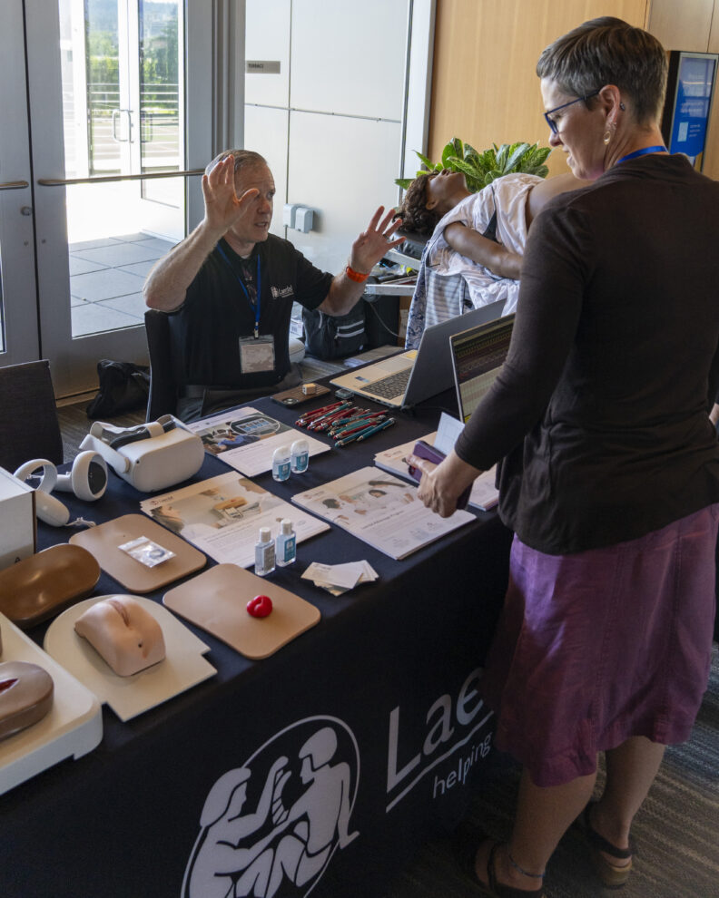 Laerdal sponsoring vendor at the Inland Northwest Nurse Educator Conference