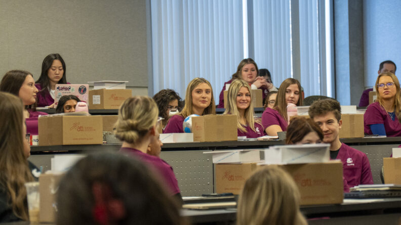 New BSN students during the Spring 2026 J1 Orientation at WSU College of Nursing, Spokane, WA.