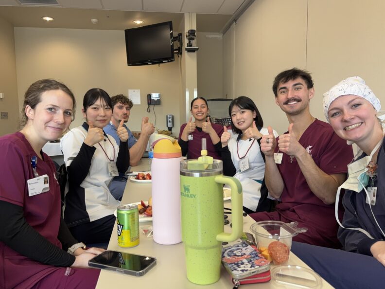 WSU and Iwate students visiting Providence Spokane.