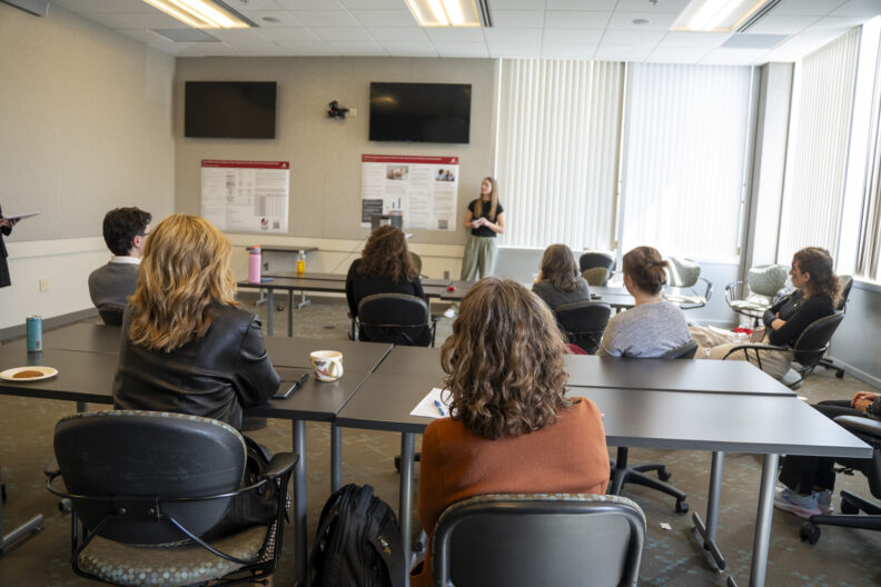 WSU nursing honors students presented research on real-world health care challenges during the April 3 symposium