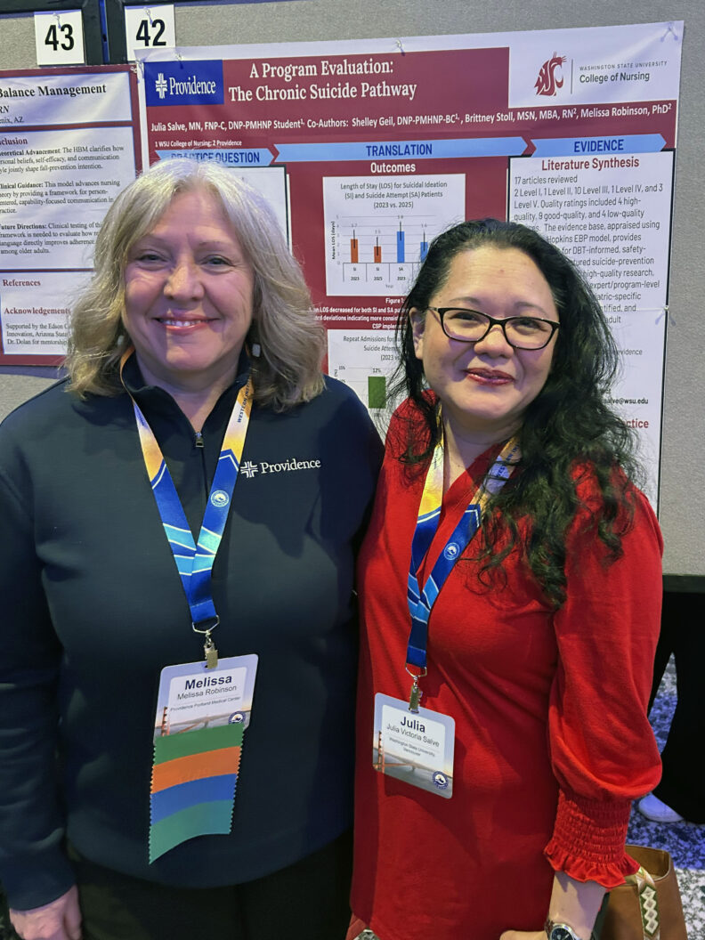 Melissa Robinson and Julia Victoria B. Salve at WIN 2026.