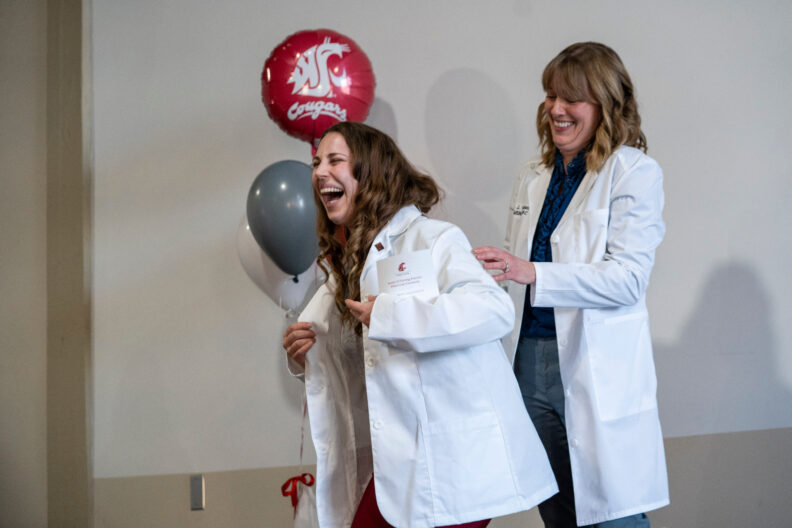 Audra Podruzny said, “It felt like the coat was two sizes too big... you grow into it.”