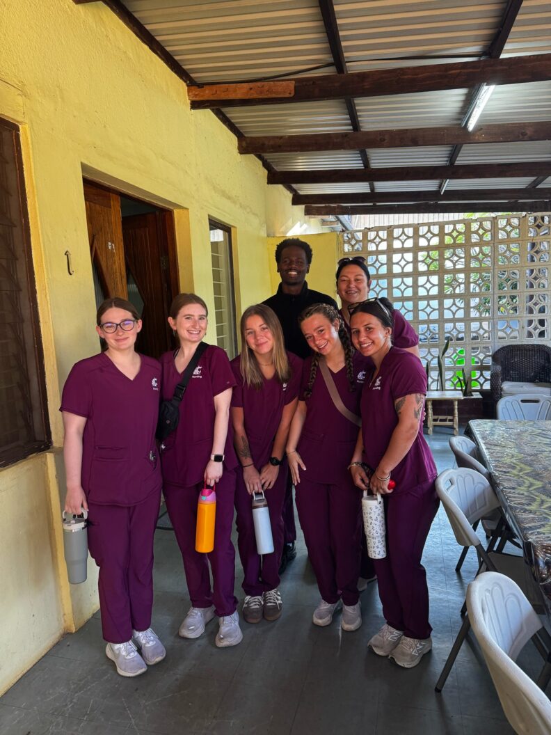WSU College of Nursing students at Roan Hospital in Luanshya, Zambia. Photo: Ryley Delima.