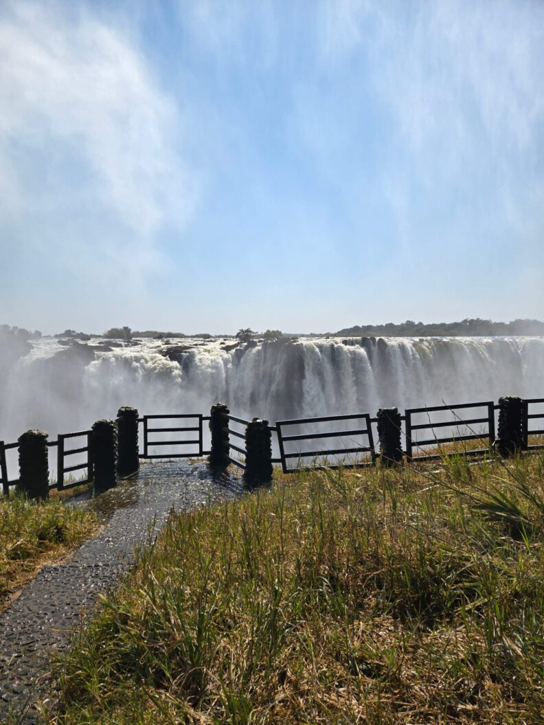 One of the views of Victoria Falls we saw along the path. Photo: Greer Bainbridge.
