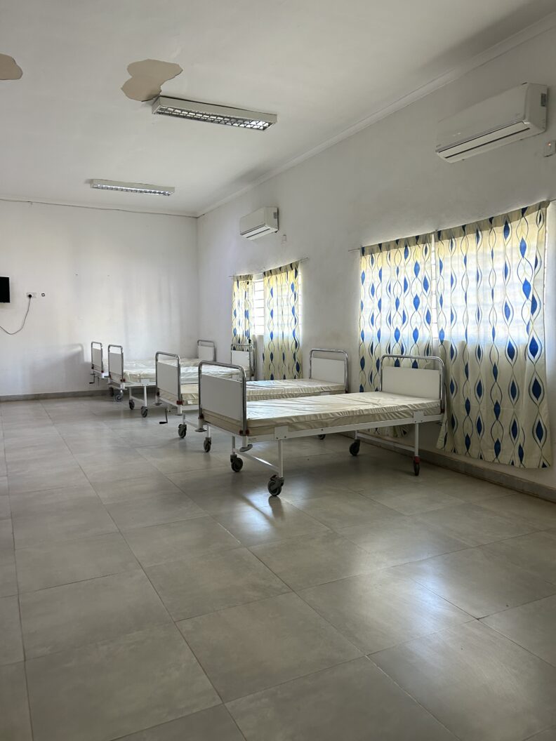 This picture is the maternity ward where after mothers have their babies, they can rest and spend quality time with their children. Photo: Gracie Garrison.