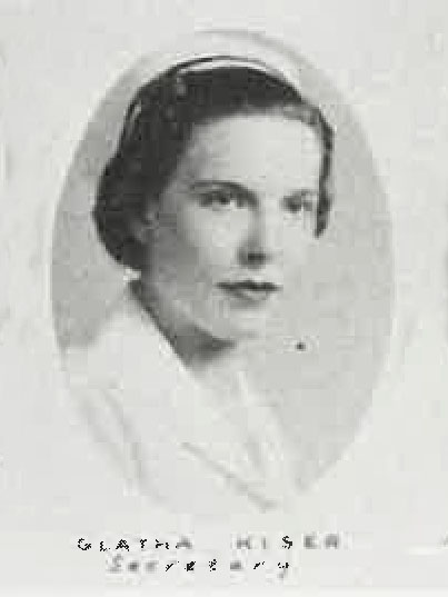 Anne Mason's grandmother, Glatha Kiser, as pictured in the 1938 class of Spokane Deaconess Hospital, as pictured in "Eighty-One Years of Nursing 1899-1980".
