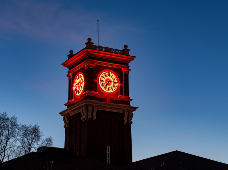 Clocktower on the WSU Pullman campus.
