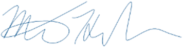 Executive secretary signature