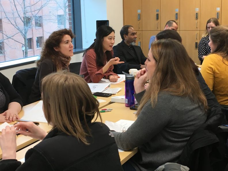 WSU Pullman faculty collaborate during a LIFT training.