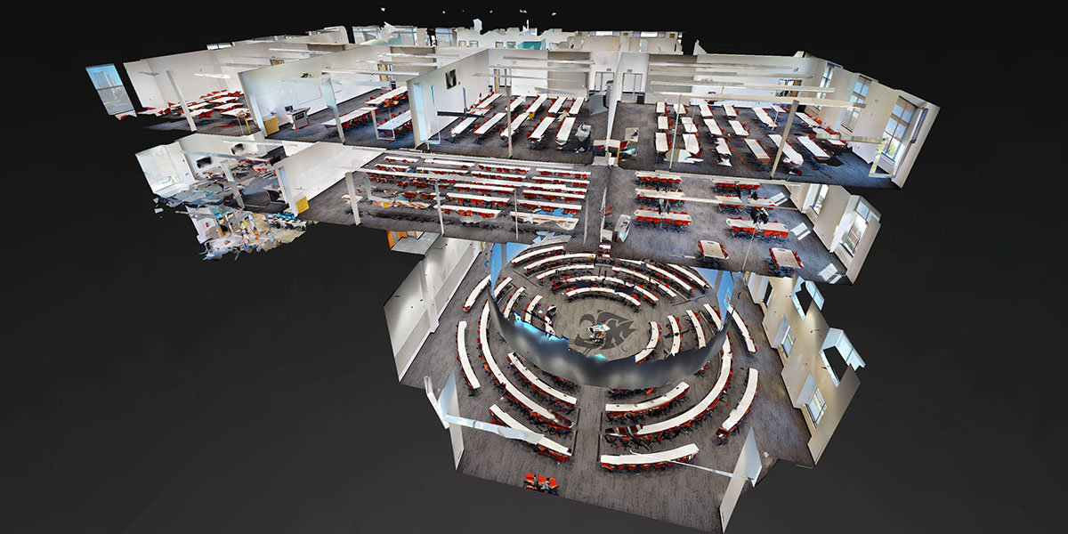 Dollhouse representation of The Spark.