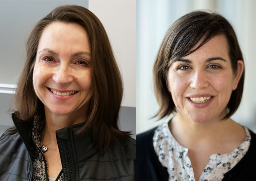 TEACHxWSU 2023 workshop session presenters Laura Holyoke and Heather Ebba Maib.