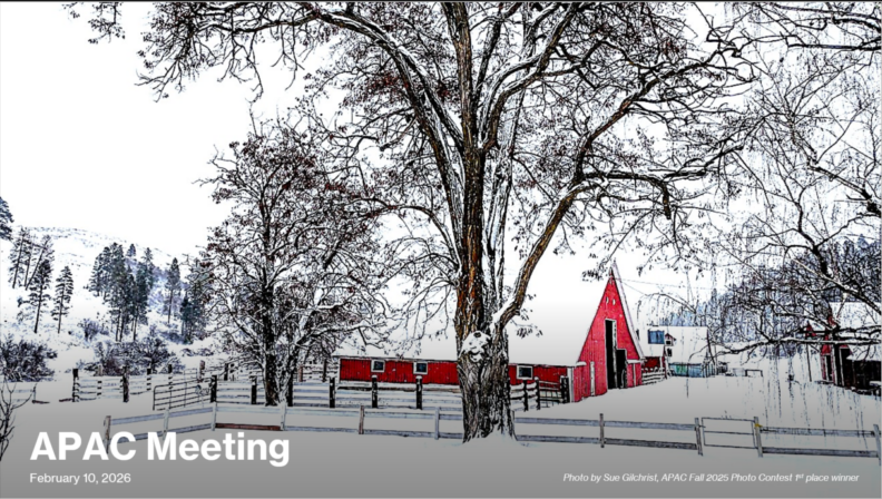 Link to WSU APAC February 2026 meeting recording