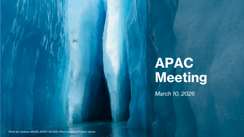 Image submitted for APAC photo contest. Link to 3/10/26 meeting recording