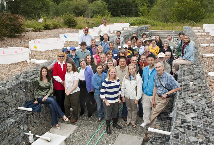 a group of 20-30 people posing for a group picture