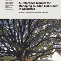 link to USDA Reference Manual for managing Sudden Oak Death in California