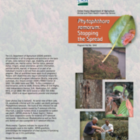 link to USDA document on stopping the spread of Phytophthora ramorum (2009)