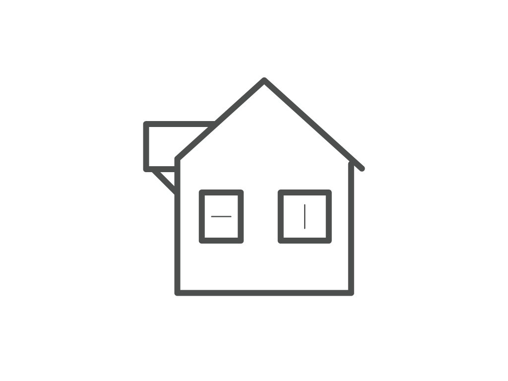 Simple drawing of The Cottage.