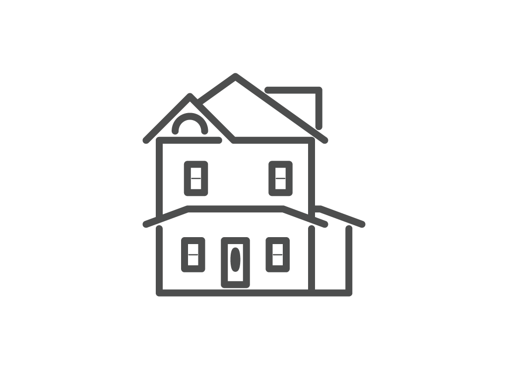 Simple drawing of Ross House.