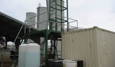 Larger image of struvite extraction facility.