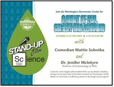 Stand Up for Science flier
