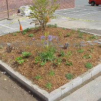 The finished big bed.