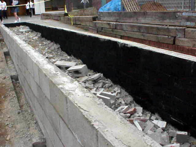 The newly constructed educational bed.