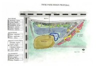 The design proposal for the site.