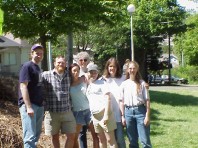 The UW class that completed this landscape renovation.