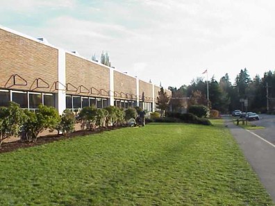 The restored beds following bulb planting.