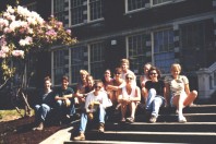 The UW students who worked on the stairs site (May 1999).